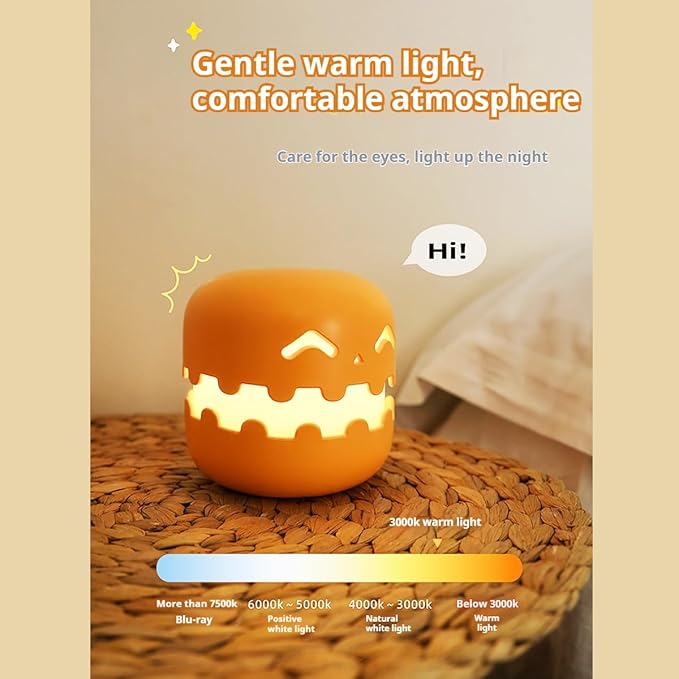 LED Pumpkin Night Light