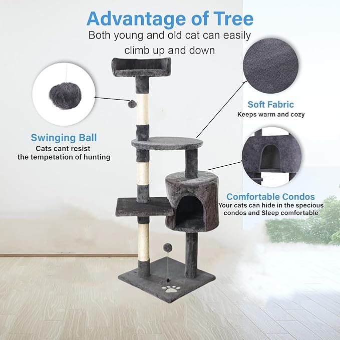 Indoor Cat Tree Tower