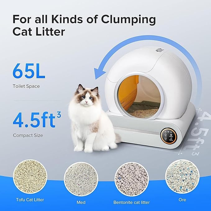 Self-Cleaning Cat Litter Box